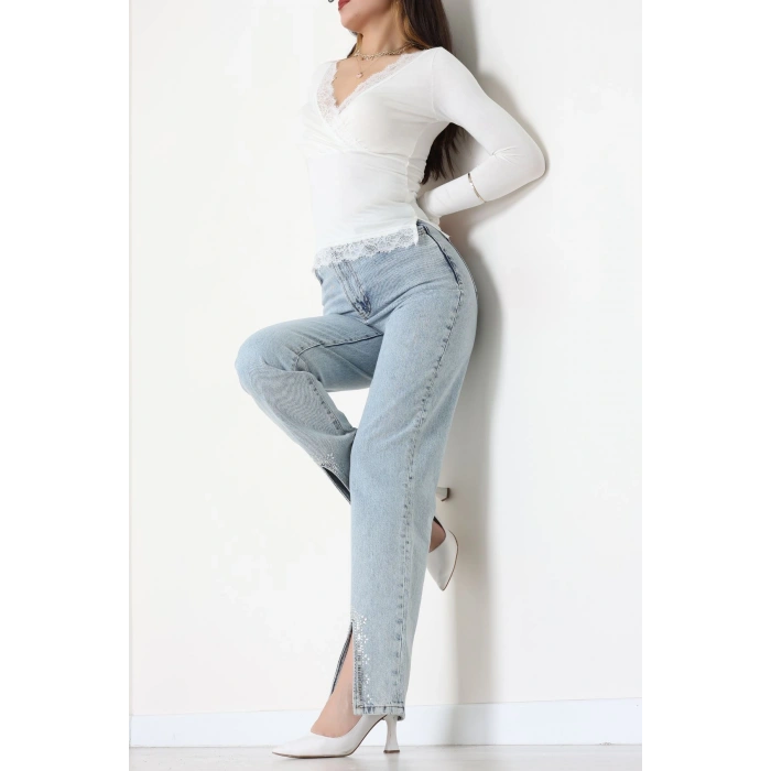 Dantel V Yaka Viskon Body Ekru - 5507.599.