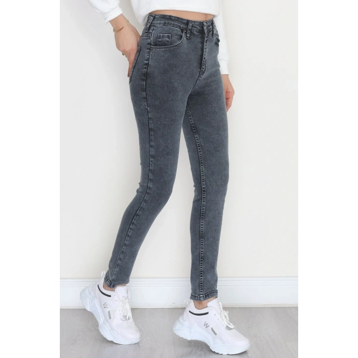 Dar Paça Kot Pantolon Çelikmavi - 31593.2112.