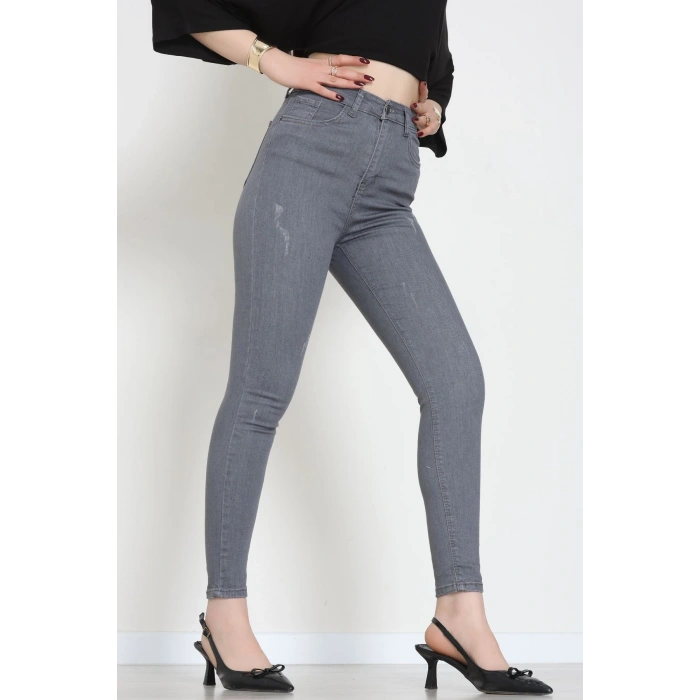 Dar Paça Kot Pantolon Füme - 42701.2121.