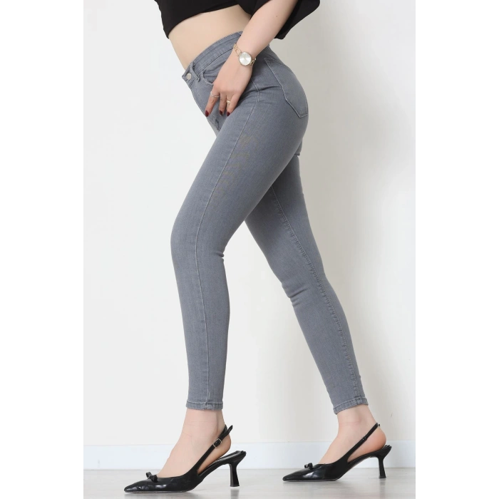 Dar Paça Kot Pantolon Gray - 42704.2121.