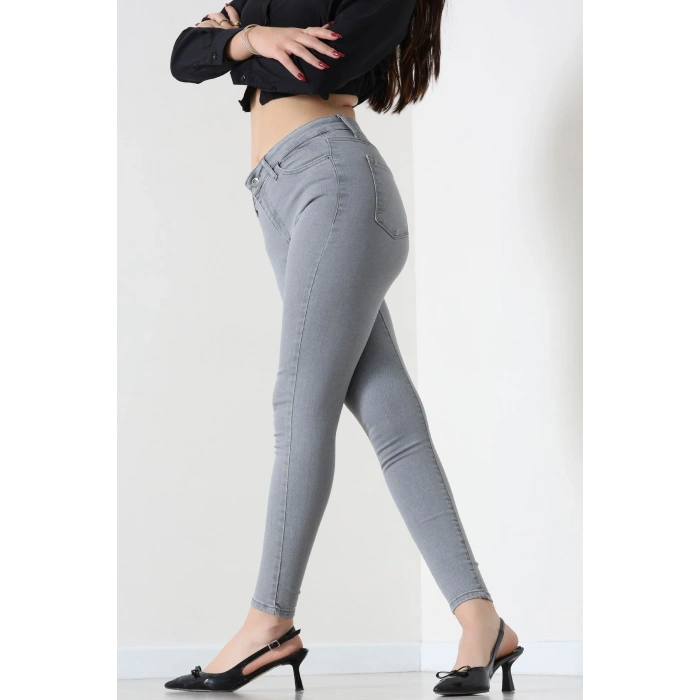Dar Paça Kot Pantolon Gray1 - 42900.2128.