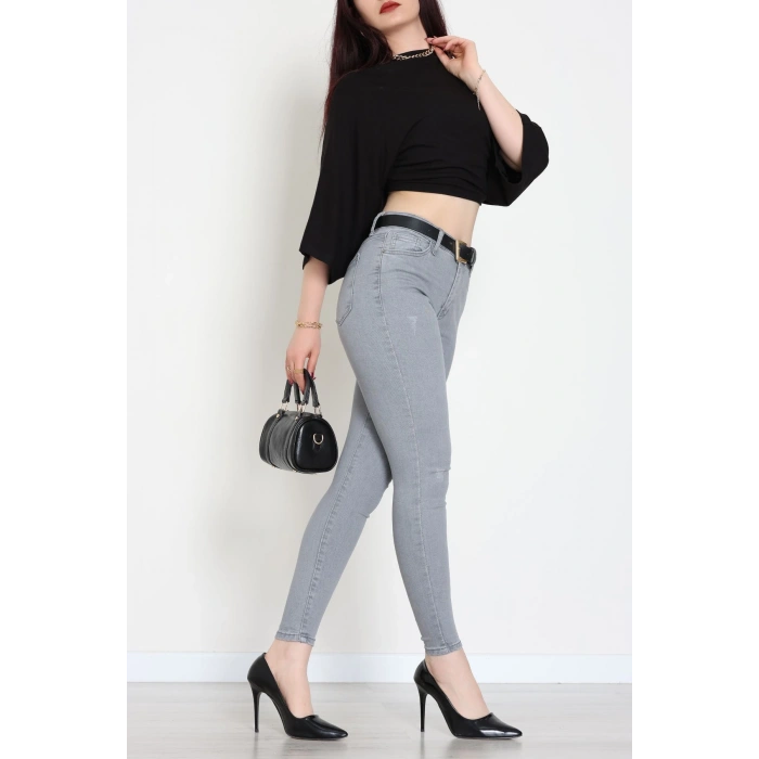 Dar Paça Kot Pantolon Gray2 - 42902.2128.