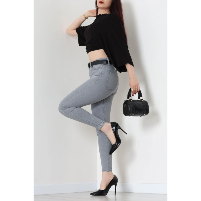 Dar Paça Kot Pantolon Gray2 - 42902.2128.