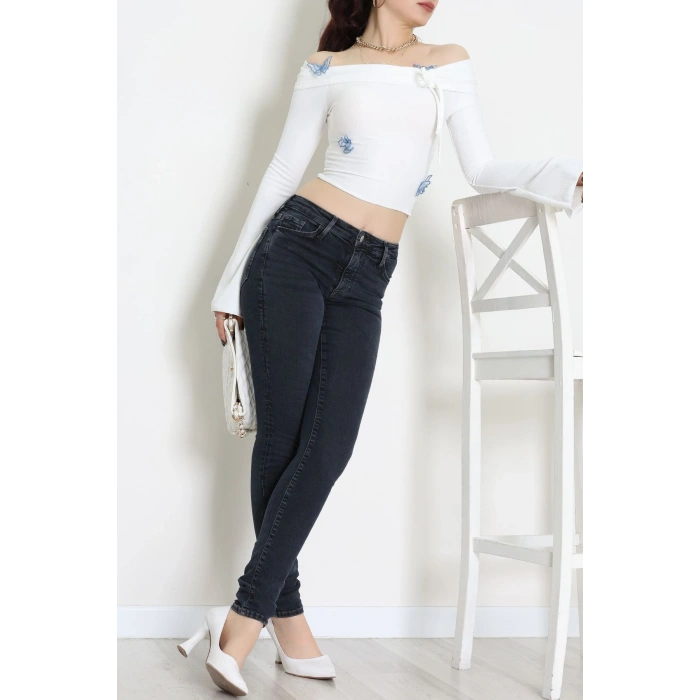 Dar Paça Kot Pantolon Lacivert - 31896.1904.