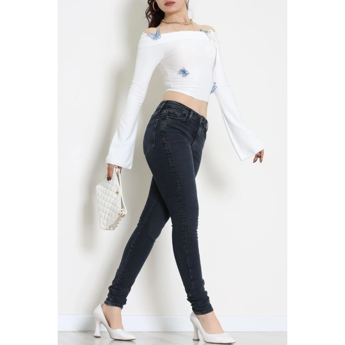 Dar Paça Kot Pantolon Lacivert - 31896.1904.