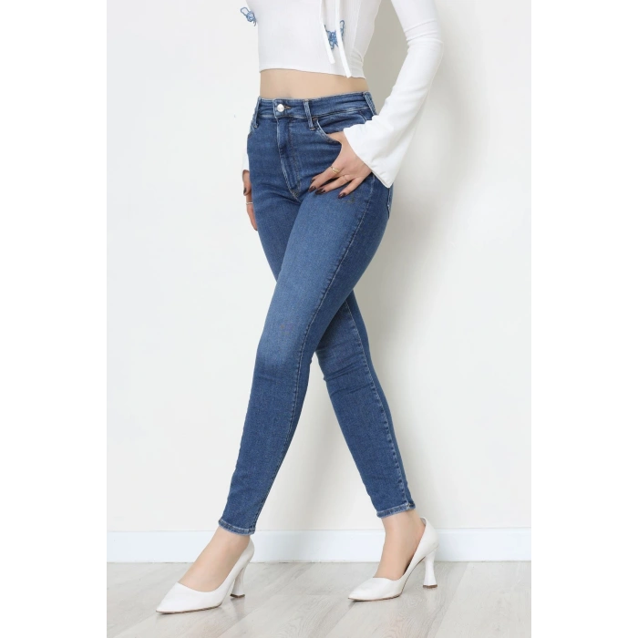 Dar Paça Kot Pantolon Mavi - 31896.1904.