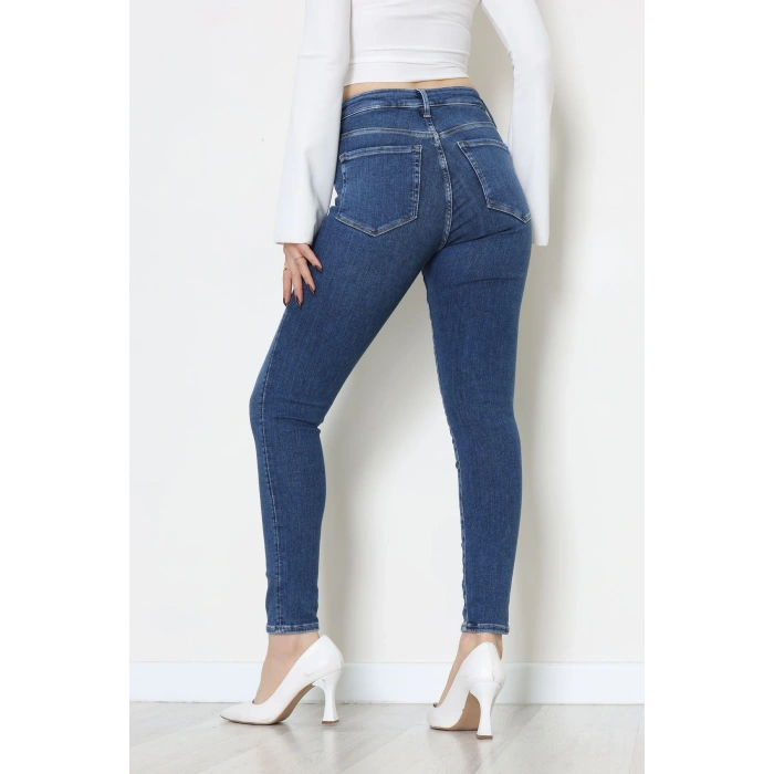 Dar Paça Kot Pantolon Mavi - 31896.1904.