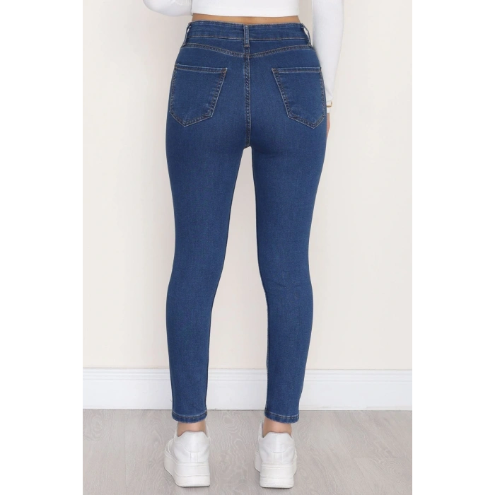 Dar Paça Kot Pantolon Mavi - 42322.1431.