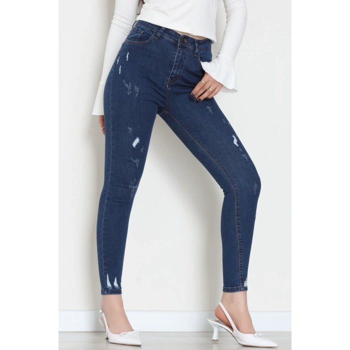 Dar Paça Kot Pantolon Mavi - 42701.2121.