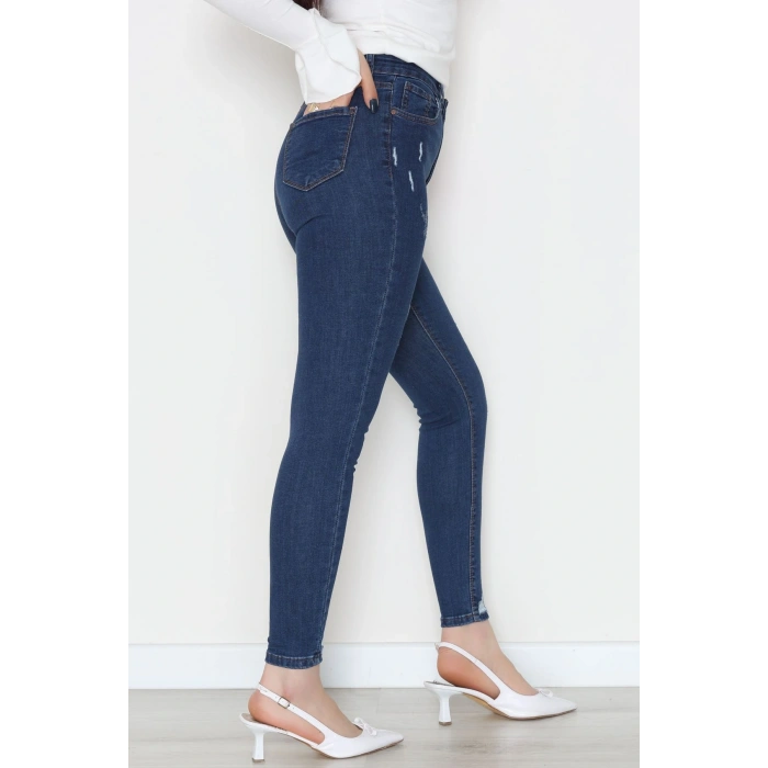 Dar Paça Kot Pantolon Mavi - 42701.2121.