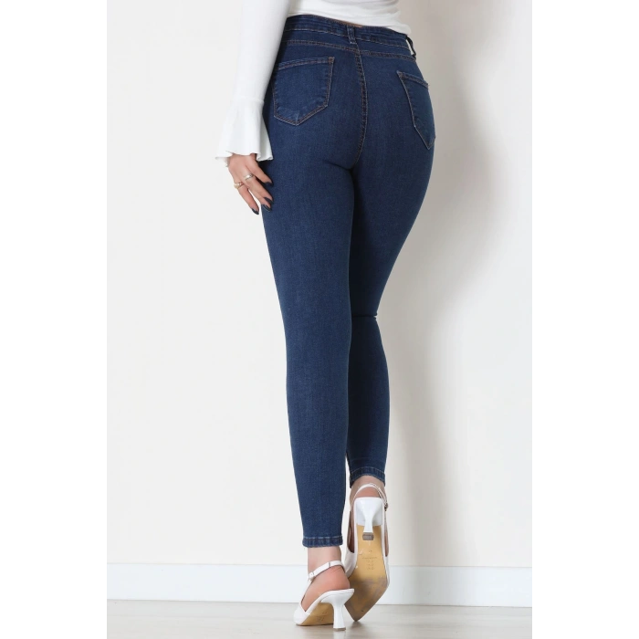 Dar Paça Kot Pantolon Mavi - 42701.2121.