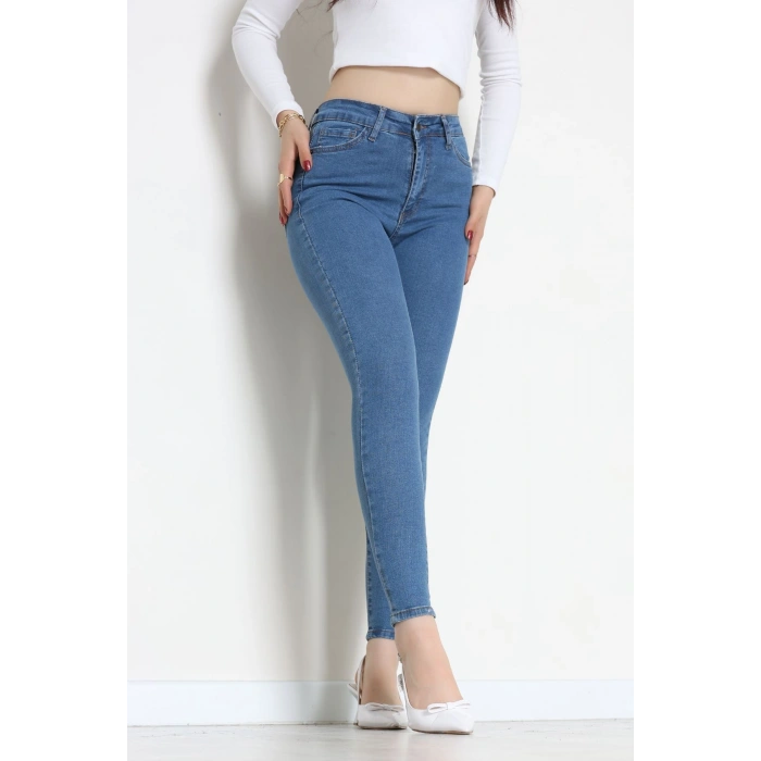 Dar Paça Kot Pantolon Mavi1 - 42901.2128.