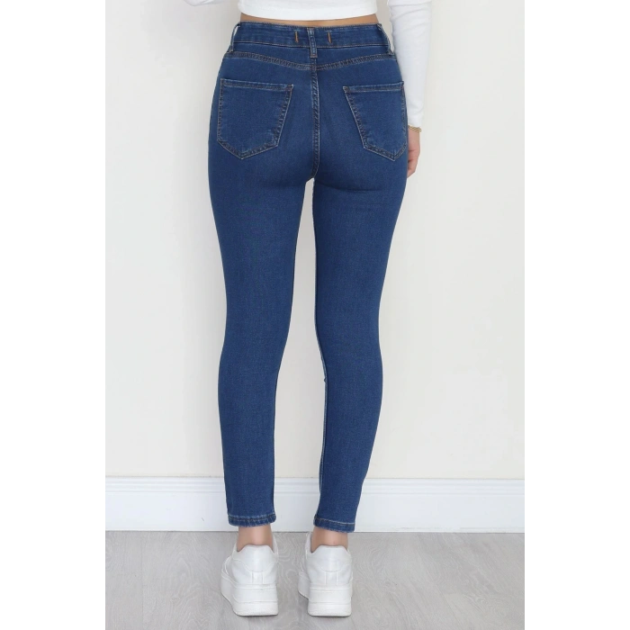 Dar Paça Kot Pantolon Mavi2 - 42340.1431.