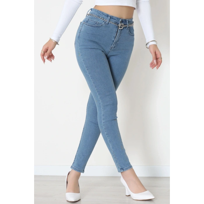 Dar Paça Kot Pantolon Mavi3 - 31593.2112.