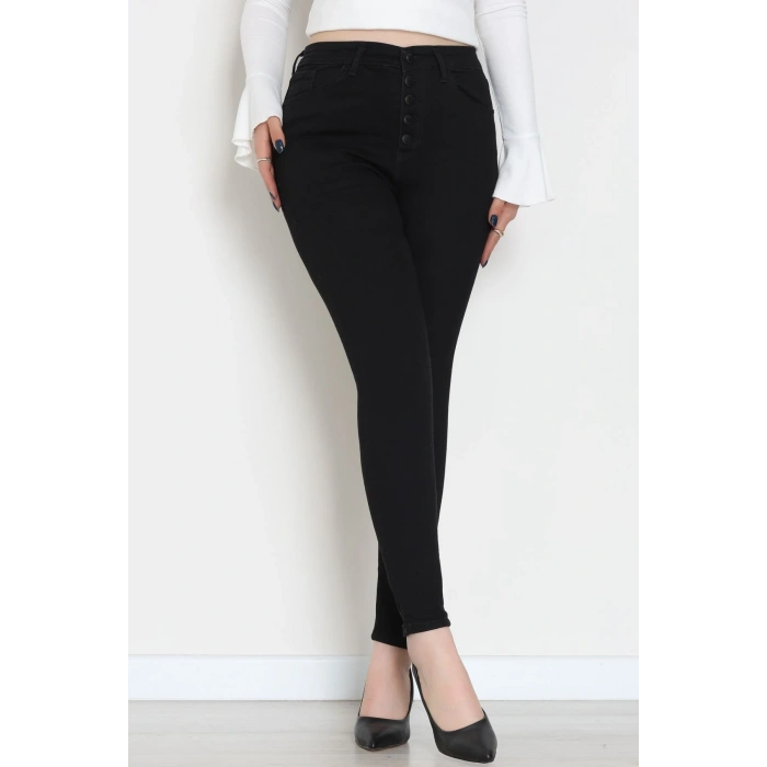 Dar Paça Kot Pantolon Siyah - 42704.2121.