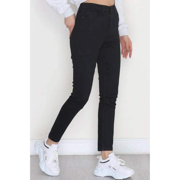 Dar Paça Kot Pantolon Siyah1 - 31593.2112.