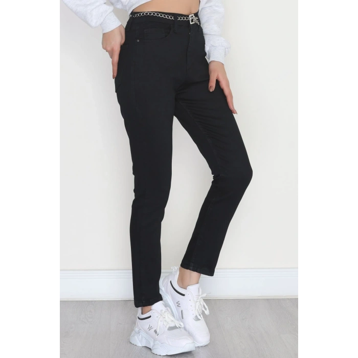 Dar Paça Kot Pantolon Siyah1 - 31593.2112.