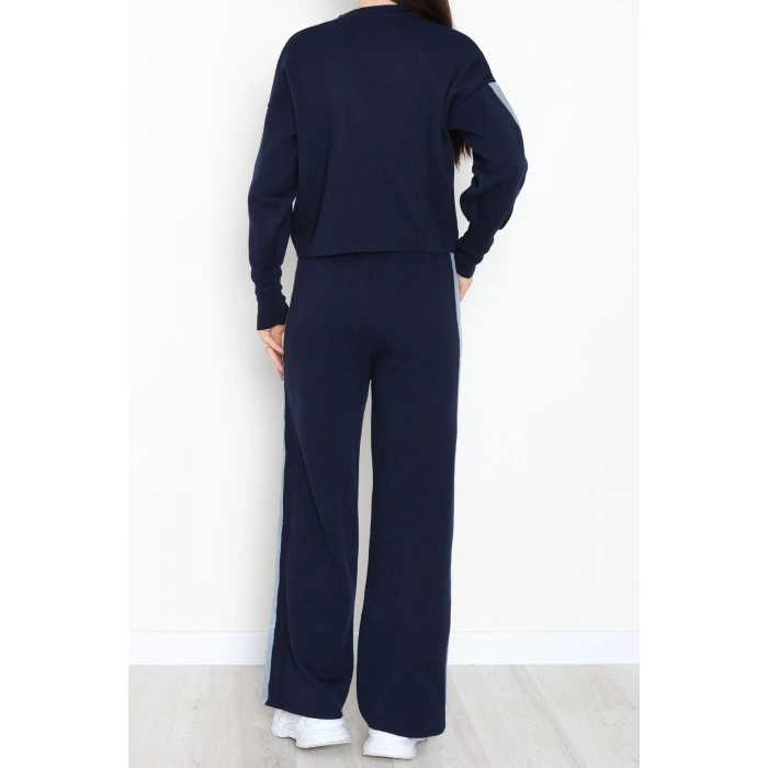 Denim Detay Triko Takım Lacivert - 51087.1765.