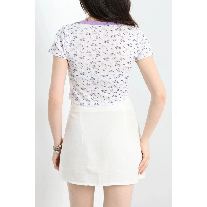 Desenli Body Mor - 22557.1723.