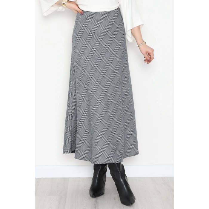 Desenli Çan Etek Gri - 51020.1779.