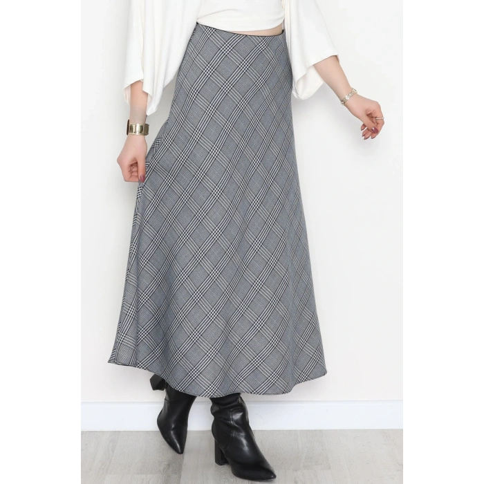 Desenli Çan Etek Gri - 51020.1779.