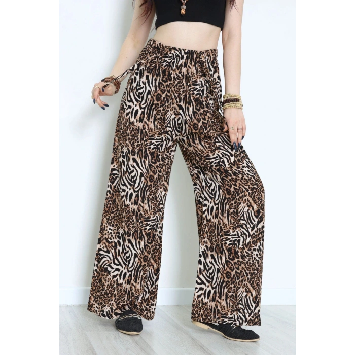 Desenli Dokuma Pantolon Leopar2 - 12333.1095.