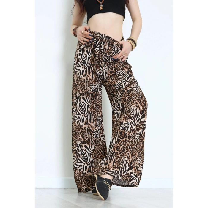 Desenli Dokuma Pantolon Leopar2 - 12333.1095.