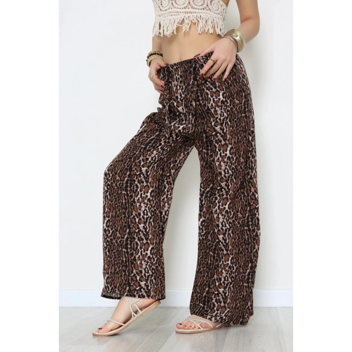 Desenli Dokuma Pantolon Leopar4 - 12333.1095.
