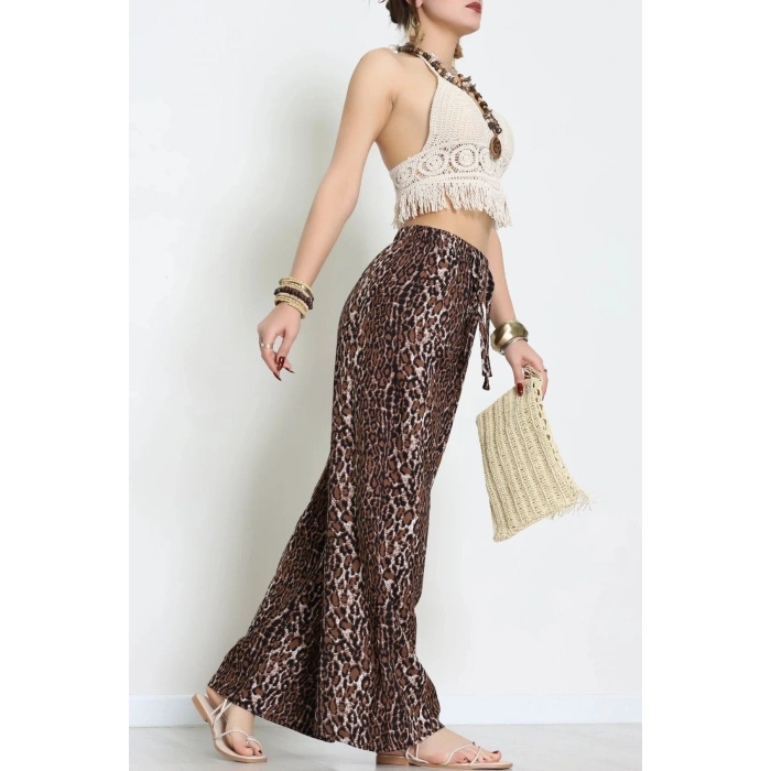 Desenli Dokuma Pantolon Leopar4 - 12333.1095.