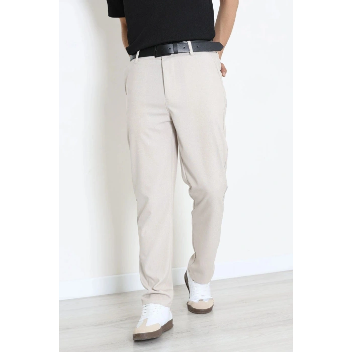 Regular Fit Erkek Kumaş Pantolon Açıkbej - 70936.2061.