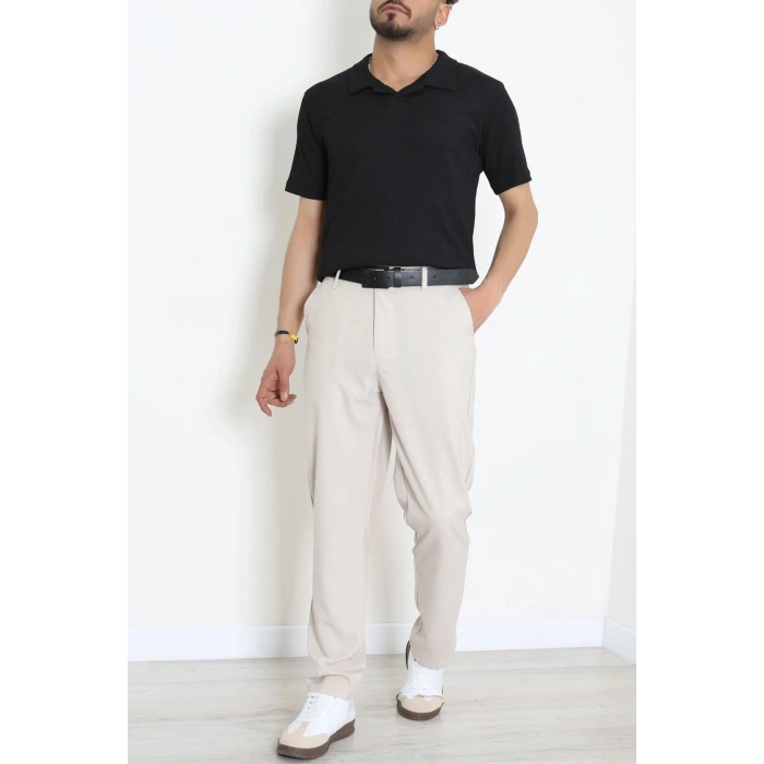 Regular Fit Erkek Kumaş Pantolon Açıkbej - 70936.2061.