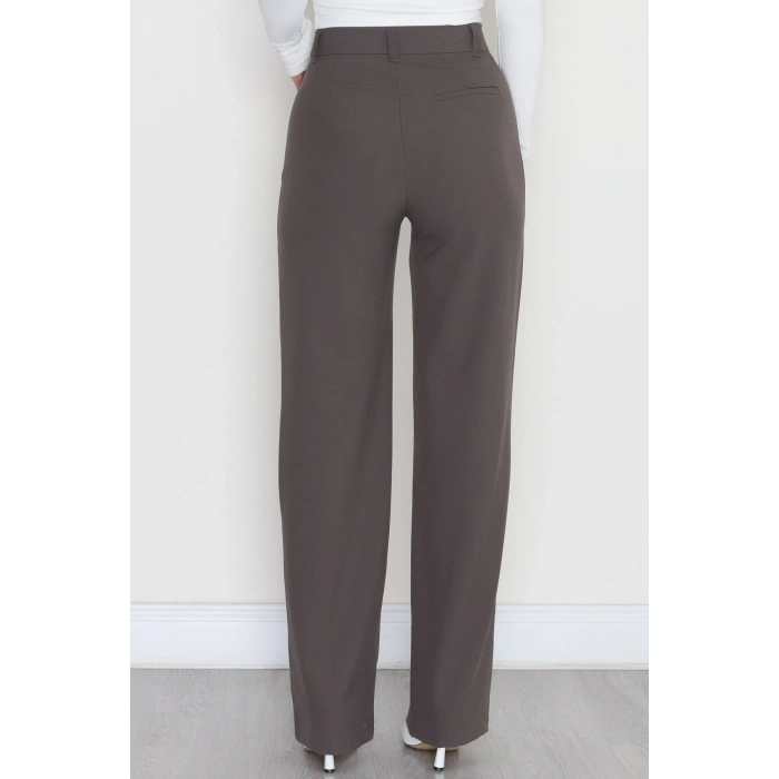 Dokuma Kumaş Pantolon Koyuvizon - 42649.1871.