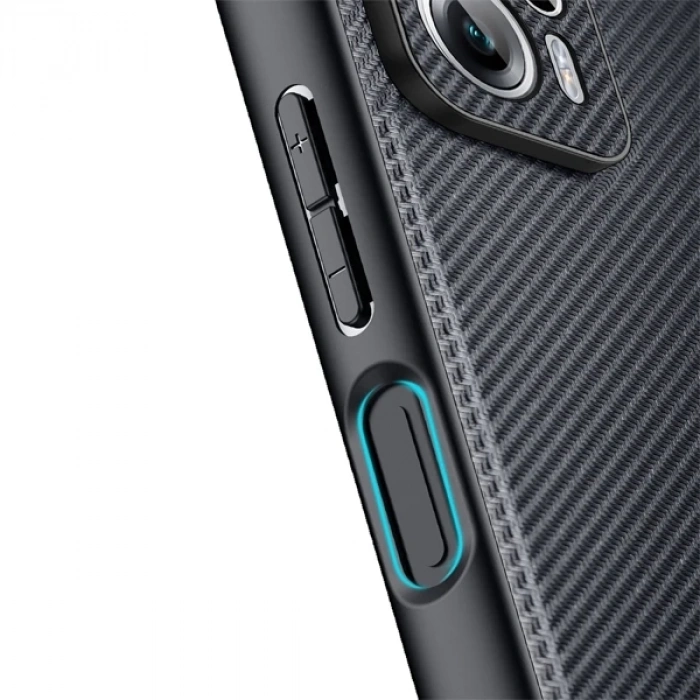 Dux Ducis Fino Serisi Xiaomi 11T Pro Plus Poco X4 GT Kılıf Premium Dokuma Silikon Kılıf-(1903)