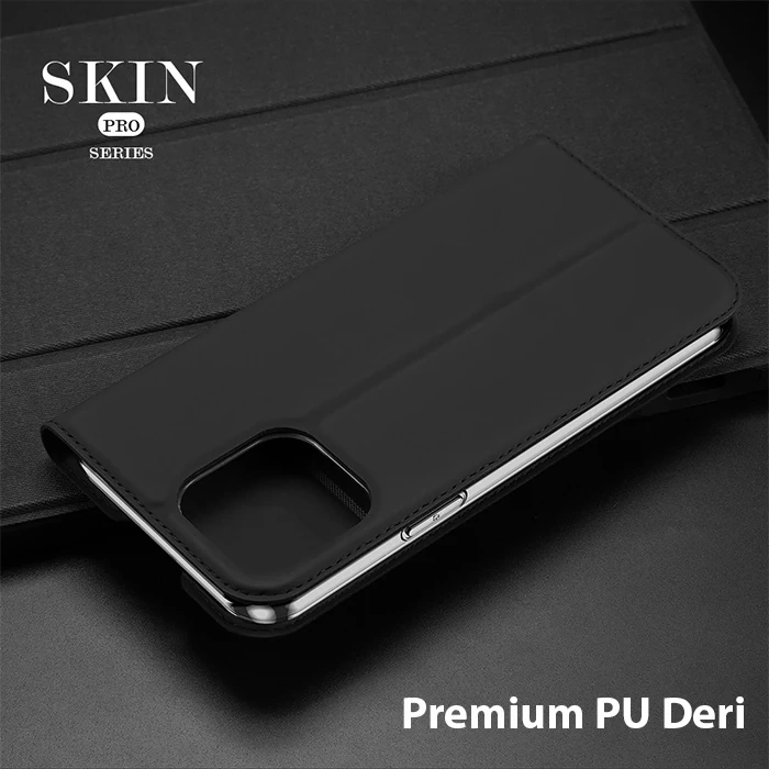 Dux Ducis iPhone 14 Pro 6.1 Kılıf Skin Pro Series Flip Cover Kapaklı Kılıf-(1903)