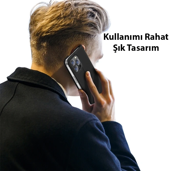 Dux Ducis iPhone 14 Pro 6.1 Kılıf Skin Pro Series Flip Cover Kapaklı Kılıf-(1903)