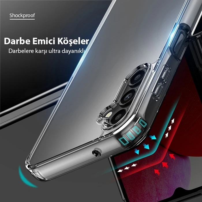 Dux Ducis SM Galaxy A14 5G Clin Series Shockproof Şeffaf Silikon Kılıf-(1903)
