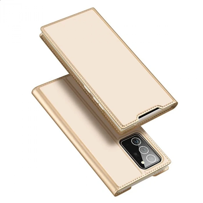 DUX DUCİS SM Galaxy Note 20 Kılıf Kapaklı Flip Cover Kılıf Skin Pro Series Kılıf-(1903)