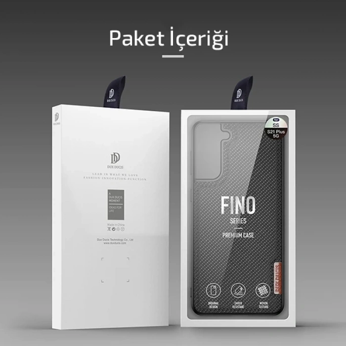 Dux Ducis Sm Galaxy S21 Plus Kılıf  Fino Series Premium Arka Koruma Kılıf-(1903)