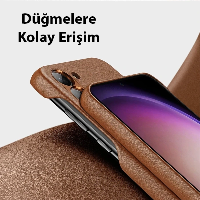 Dux Ducis SM Galaxy S23 Grit Series PU Premium Kılıf-(1903)