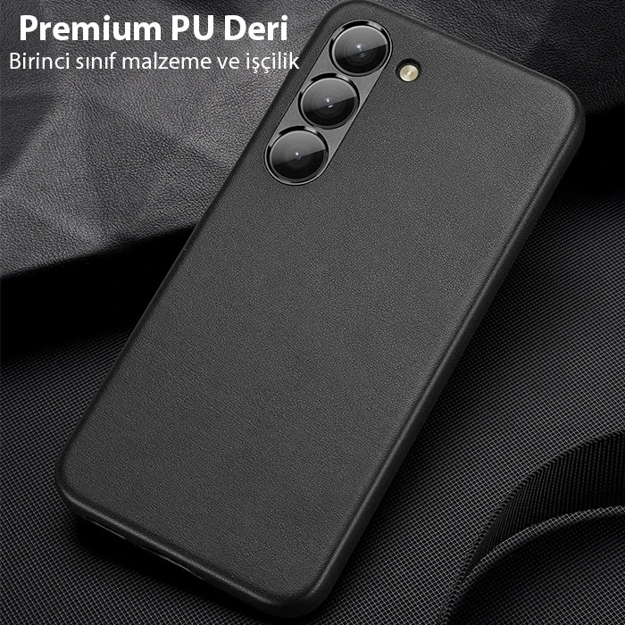 Dux Ducis SM Galaxy S23 Plus Grit Series PU Premium Kılıf-(1903)