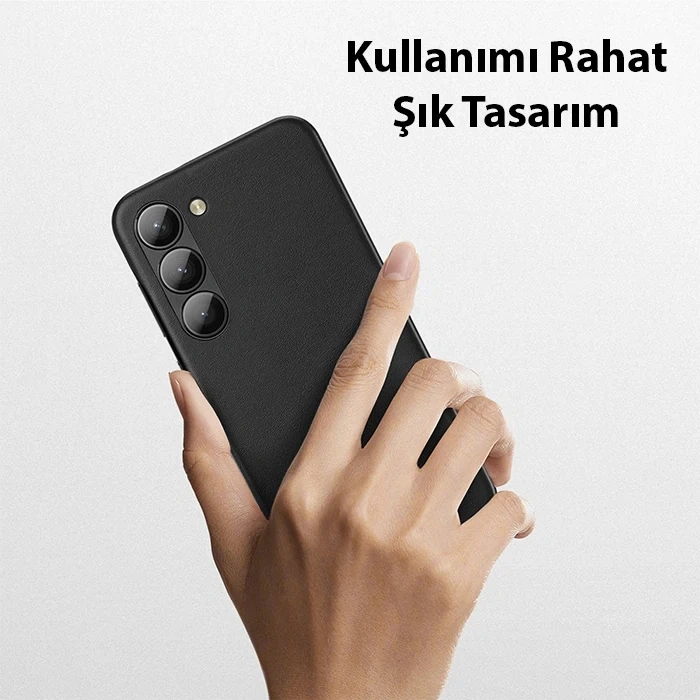 Dux Ducis SM Galaxy S23 Plus Grit Series PU Premium Kılıf-(1903)