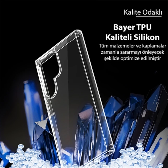 Dux Ducis SM Galaxy S23 Ulta Clin Series Shockproof Şeffaf Silikon Kılıf-(1903)
