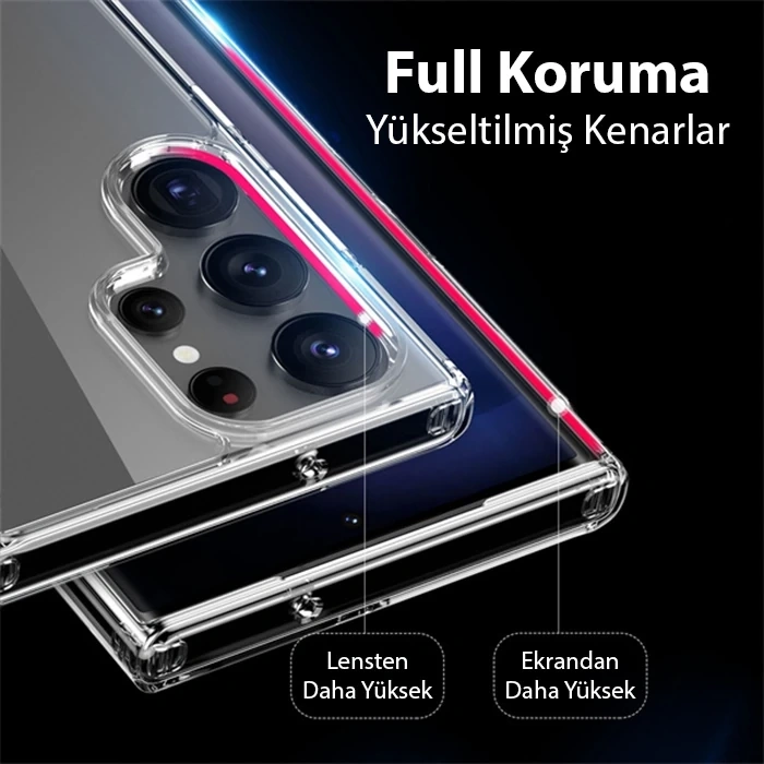 Dux Ducis SM Galaxy S23 Ulta Clin Series Shockproof Şeffaf Silikon Kılıf-(1903)