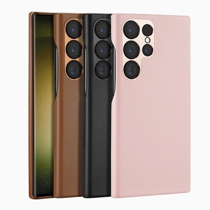 Dux Ducis SM Galaxy S23 Ultra Grit Series PU Premium Kılıf-(1903)