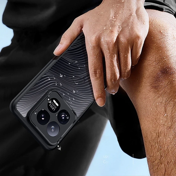 Dux Ducis Xiaomi 14 Pro Aimo Series Premium Buzlu Sert PC-TPU Kılıf-(1903)