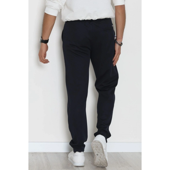 Düz Paça Diagonel Erkek Pantolon Lacivert - 31808.1937.