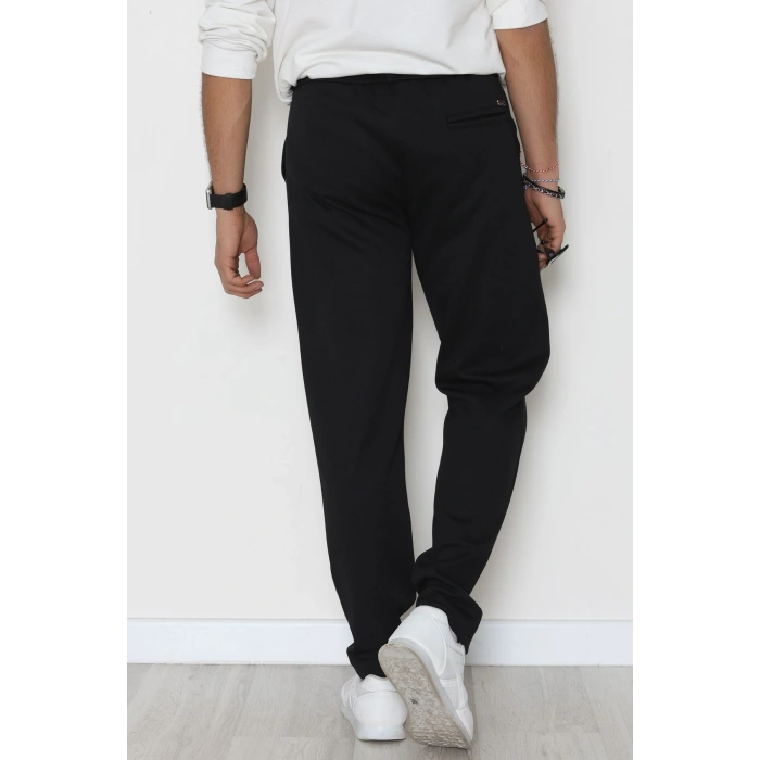 Düz Paça Diagonel Erkek Pantolon Siyah - 31808.1937.