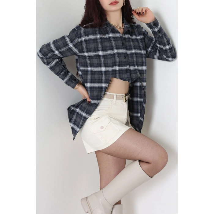 Ekose Gömlek Lacivert - 4139.1247.