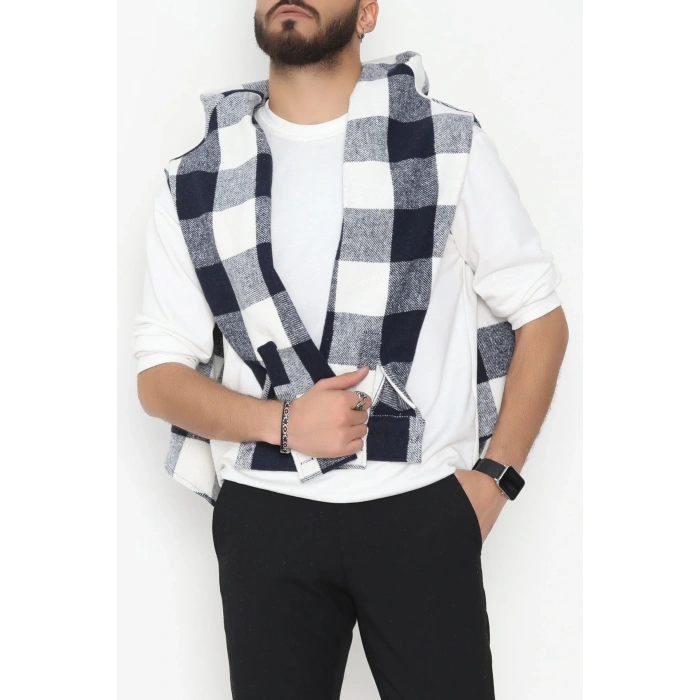 Ekoseli Erkek Oduncu Gömlek Lacibeyaz - 42309.2085.