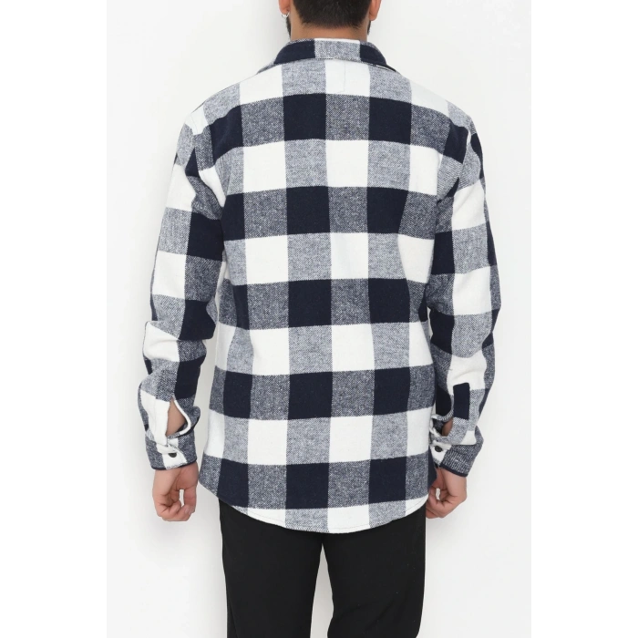 Ekoseli Erkek Oduncu Gömlek Lacibeyaz - 42309.2085.